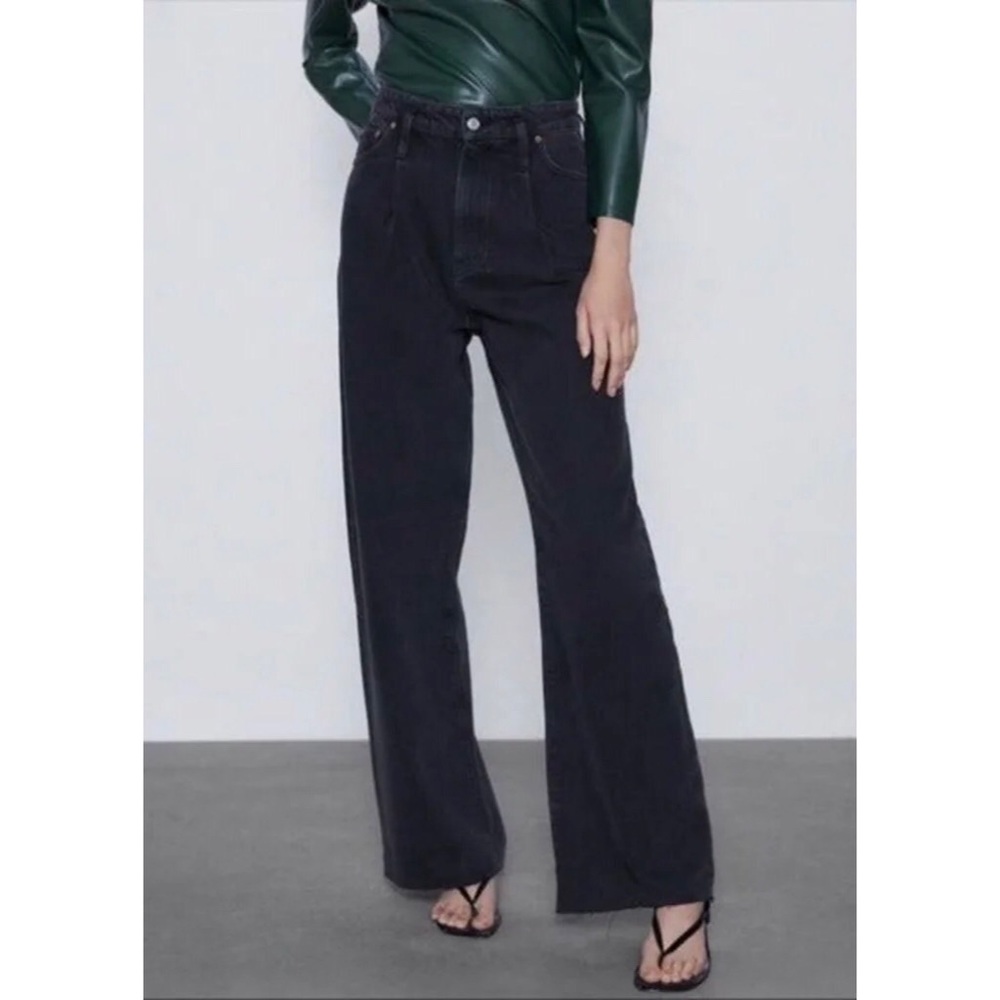 NWT Zara The Caia Pleated Wide Leg Pant